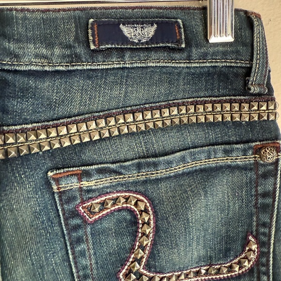 Rock & Republic Dark Blue Boot Cut Jeans - Picture 5 of 5
